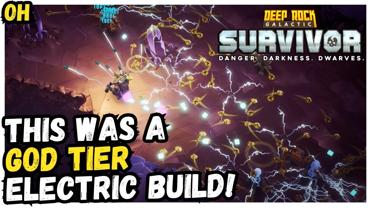 This Was A GOD TIER Electric Run! Deep Rock Galactic Survivor!