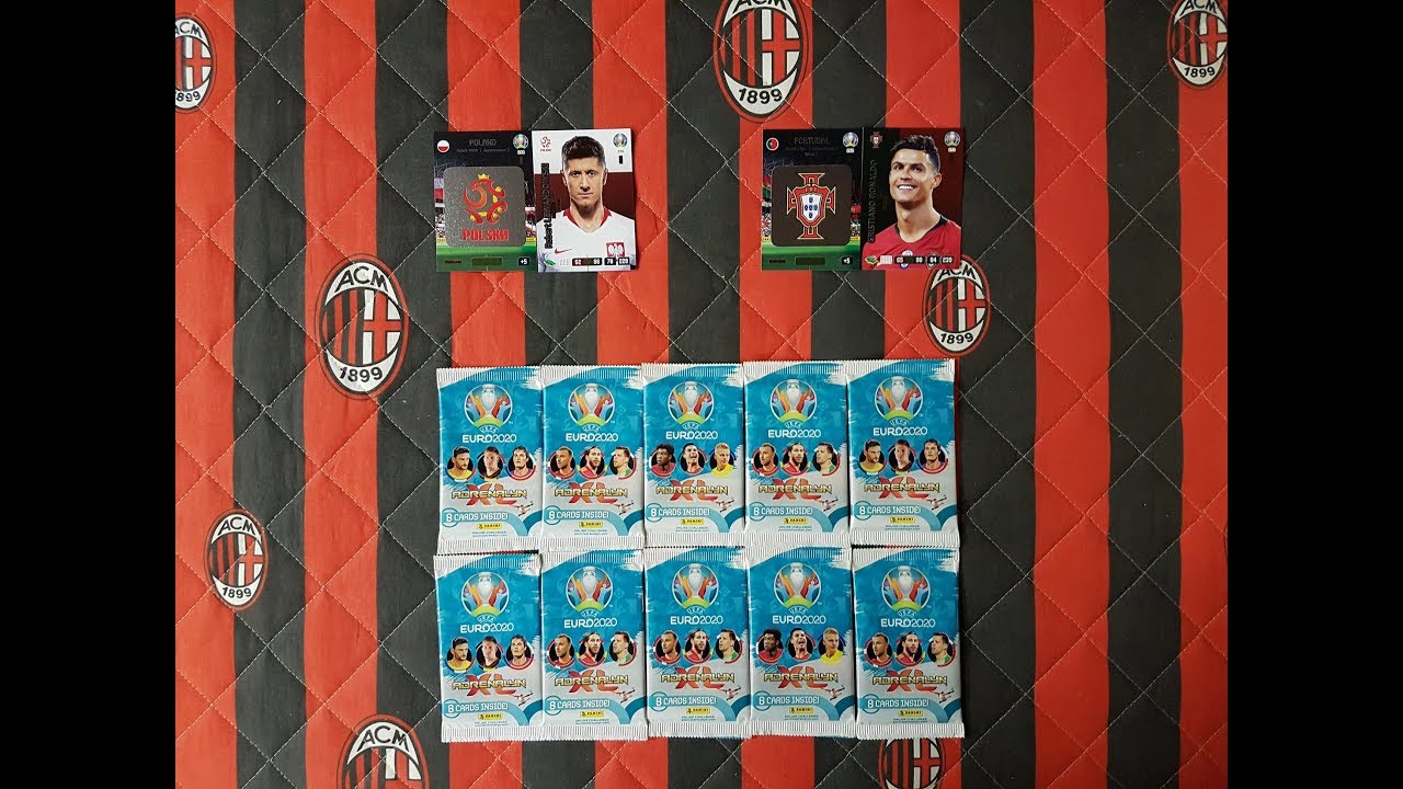 PANINI UEFA EURO 2020 ADRENALYN XL - POLSKA vs PORTUGALIA - LEWY vs RONALDO - KTO WYGRAŁ?