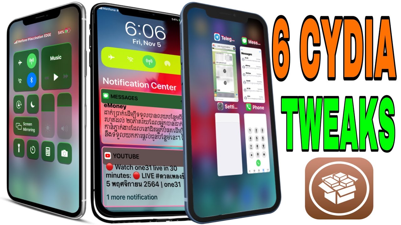 New 6 Amazing Tweaks | Free Cydia Tweaks for your iPhone | iOS 12/13/14