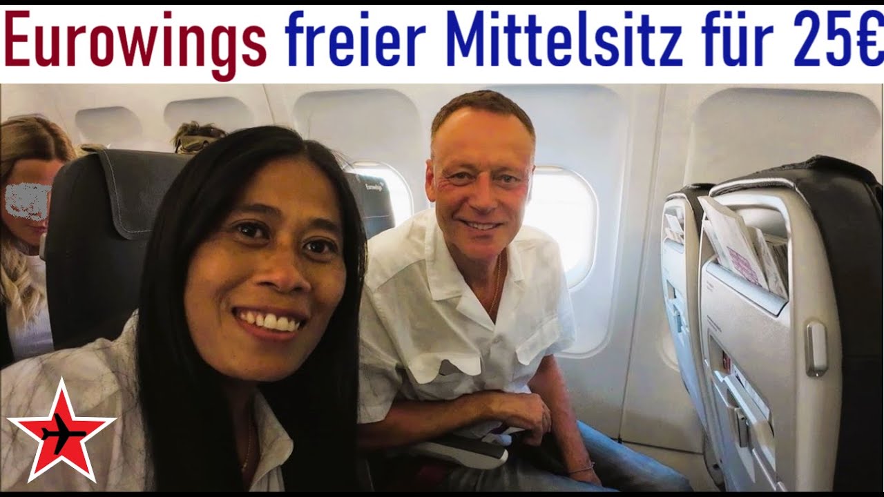 Eurowings - Flug mit gebuchtem freien Mittelsitz | Lohnt es sich oder doch Business Class fliegen