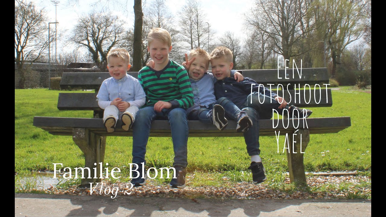 #Familie Blom #Vlog 2 fotoshoot door Yaél