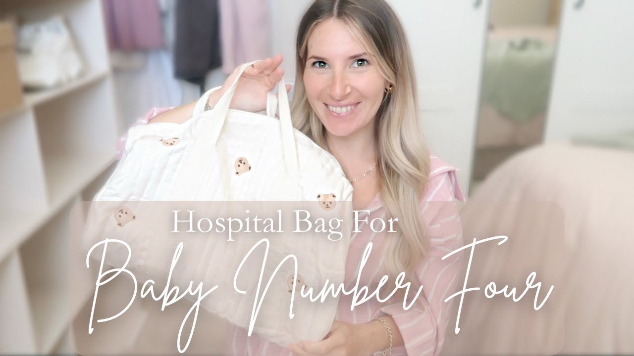PACKING MY HOSPITAL BAGS FOR BABY NUMBER FOUR | Minimalist Pack With Me