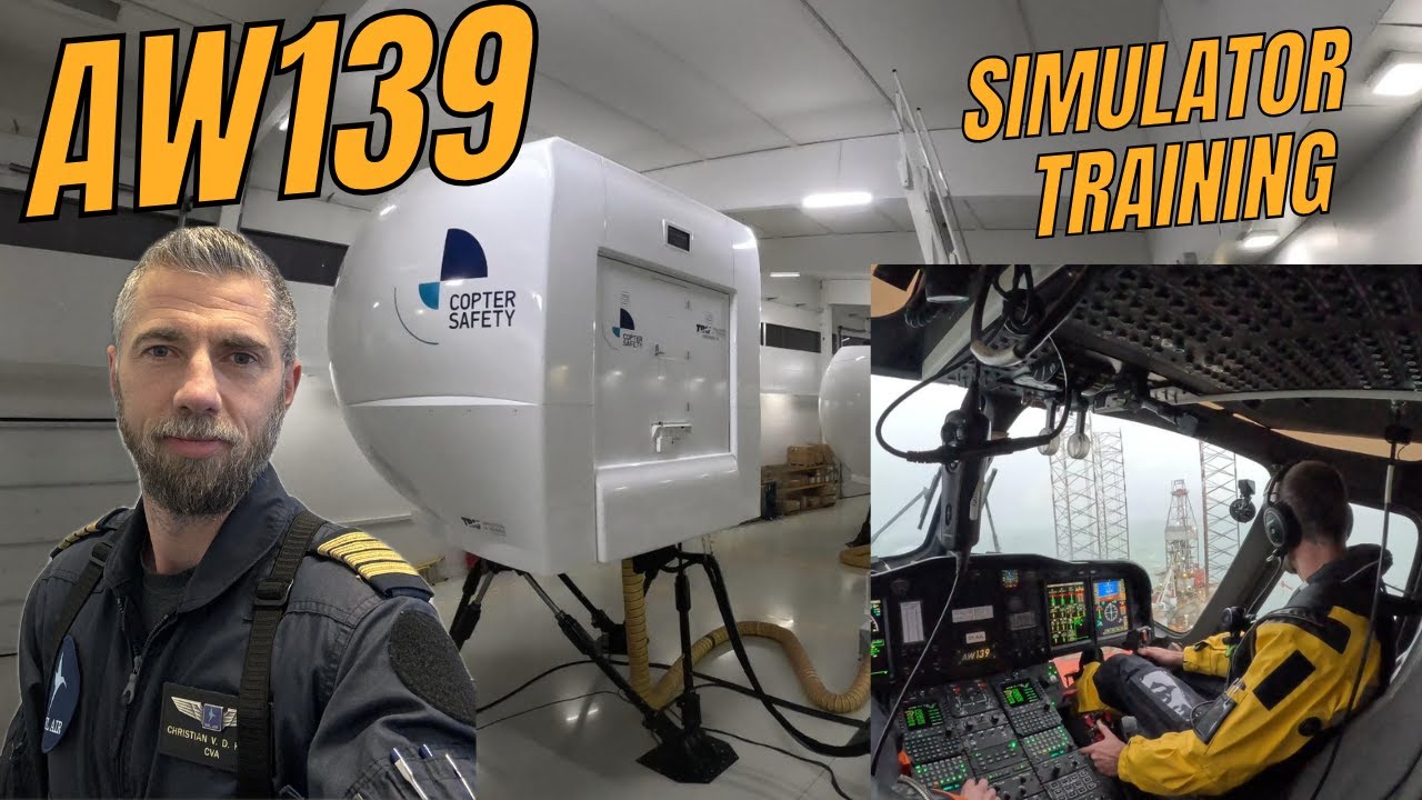 AW139 Offshore Helicopter Simulator Training #helicopter #aviation