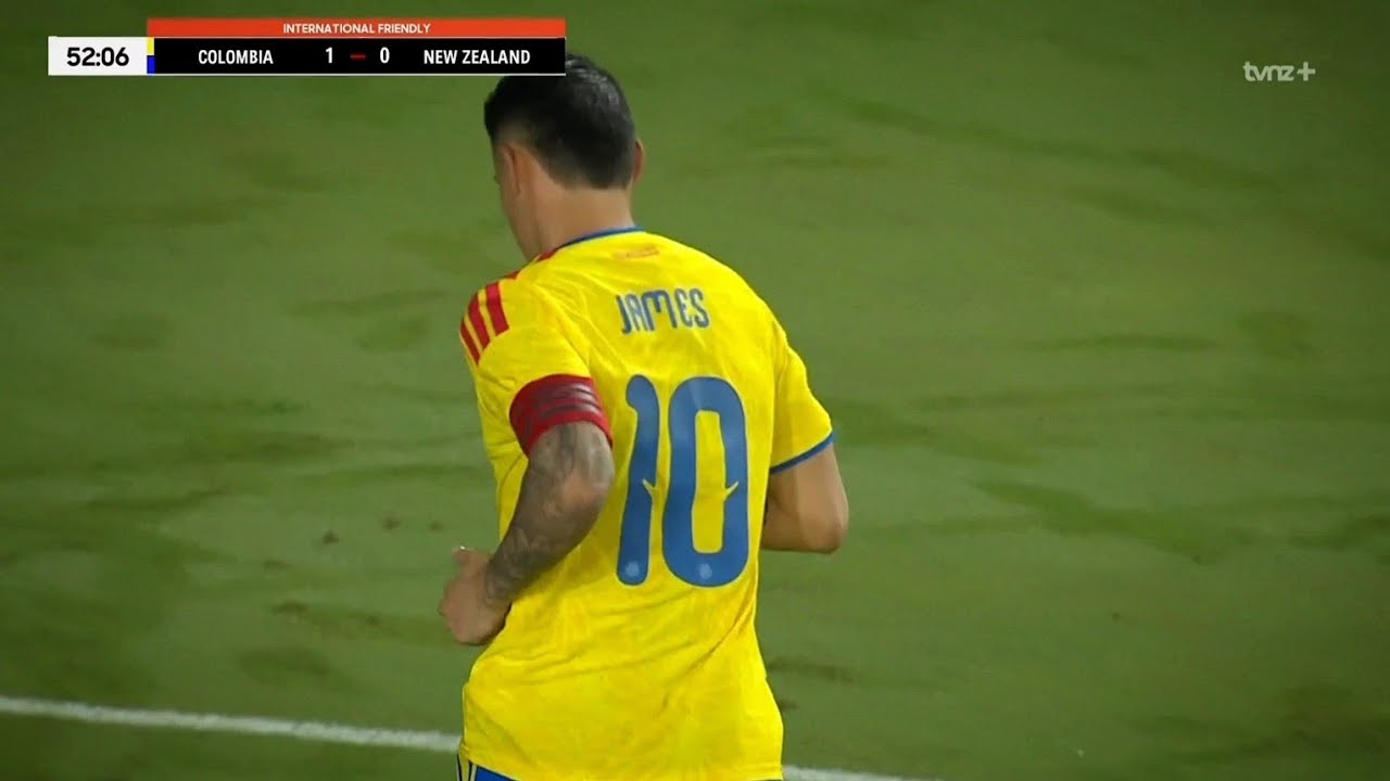James Rodr&iacute;guez vs New Zealand | 16/11/2025