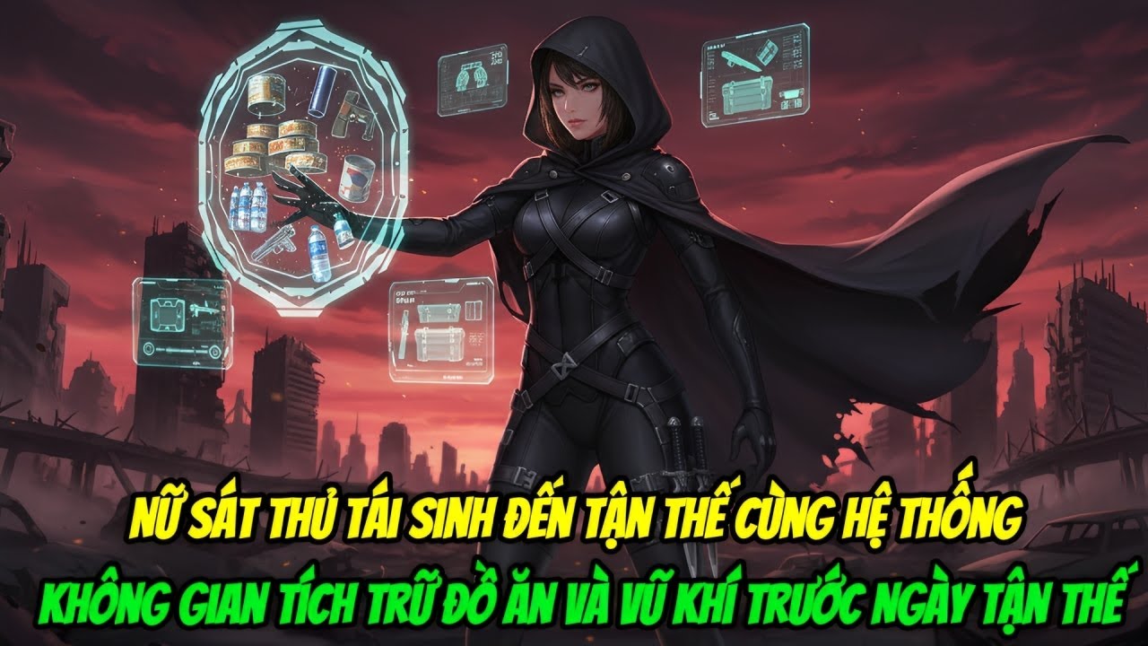 Nữ Sát Thủ Tái Sinh Đến Tận Thế Cùng Hệ Thống Không Gian Tích Trữ Đồ Ăn Và Vũ Khí Trước Ngày Tận Thế