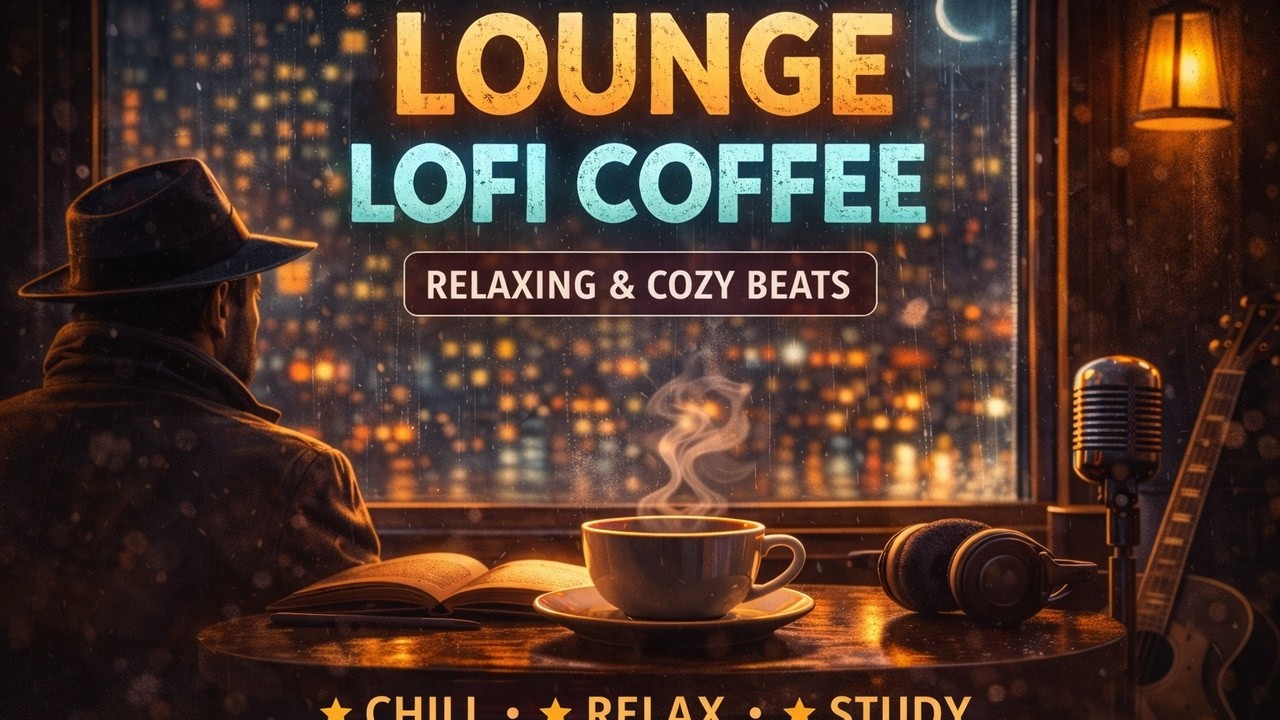 Lounge LoFi Coffee ☕ | Relaxing & Cozy Beats for Study, Focus & Late Nights