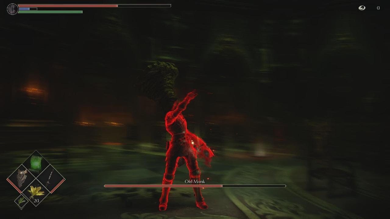 Old Monk Kills Host Demon's Souls NG+