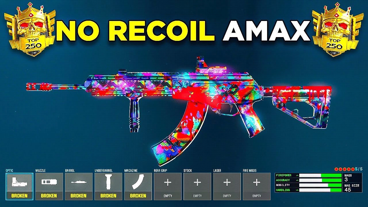 *NEW* BEST ZERO RECOIL AR Loadout in Warzone! ( Best CR 56 AMAX Class Setup )