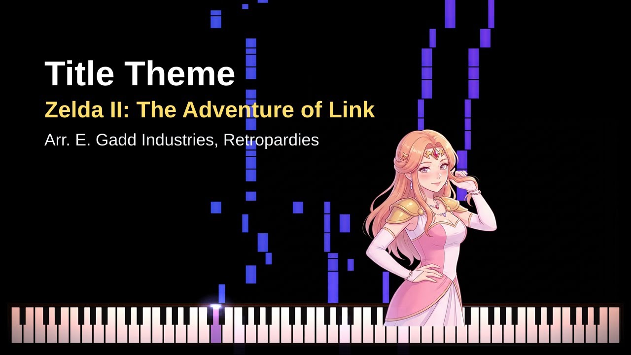Zelda II: The Adventure of Link - Title Theme | Piano Cover