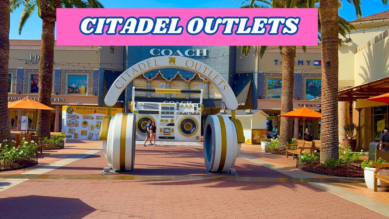 Citadel Outlets Los Angeles Walk | Relaxing 4K Shopping Mall Tour (No Commentary)