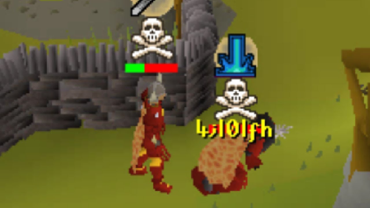 I tricked the greedy PKers with my bait account
