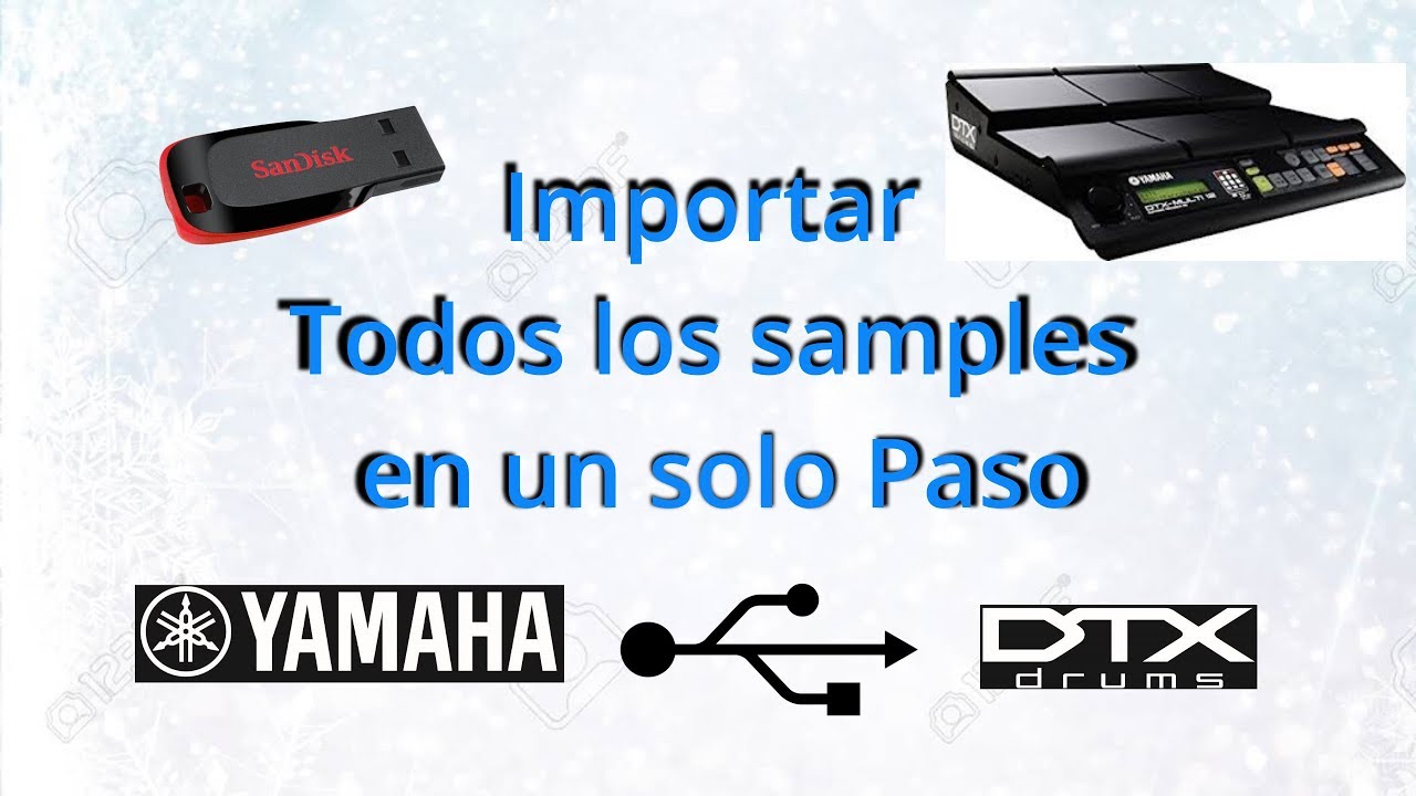 Importar samples en conjunto - YAMAHA MULTI 12