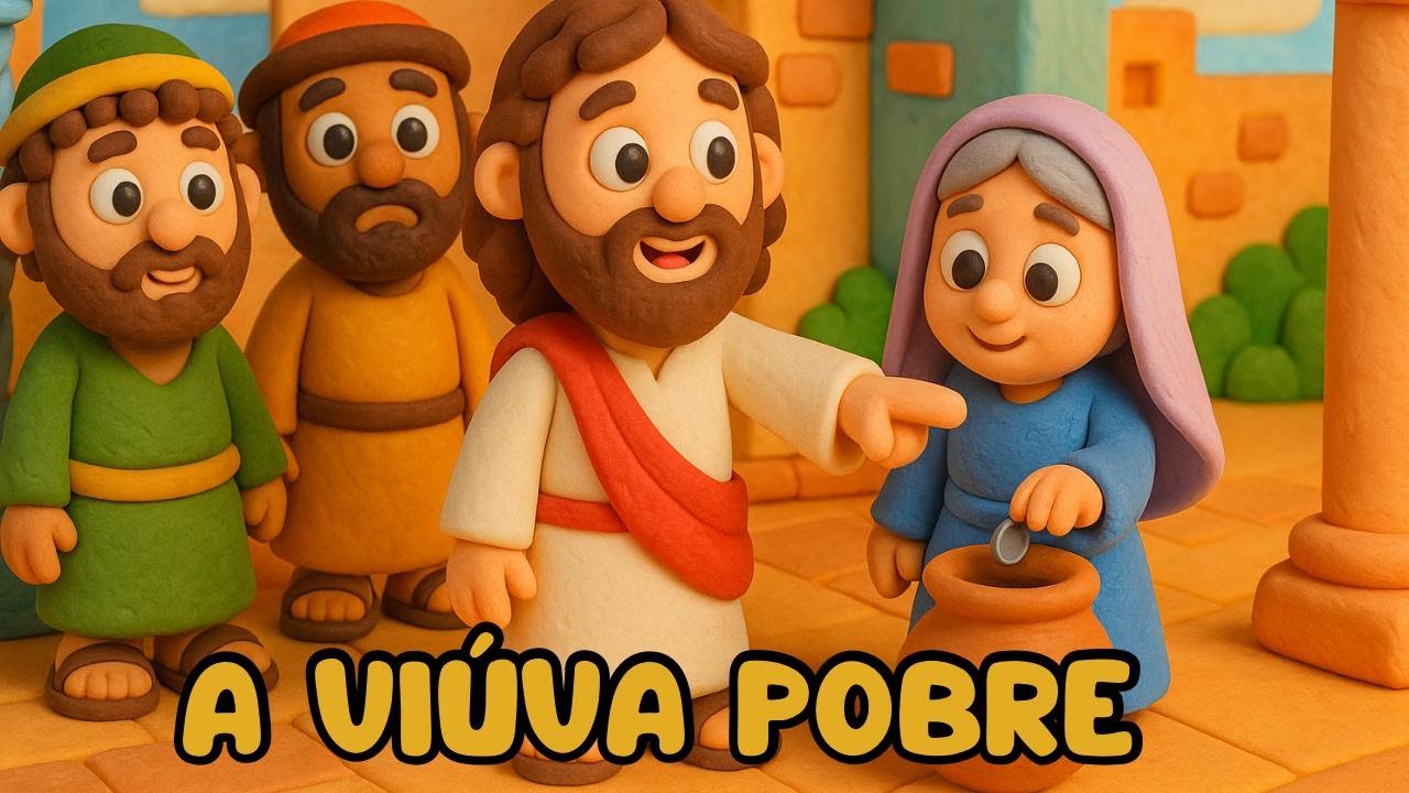 🎬 A História da Viúva Pobre – A Oferta Que Tocou o Coração de Jesus!