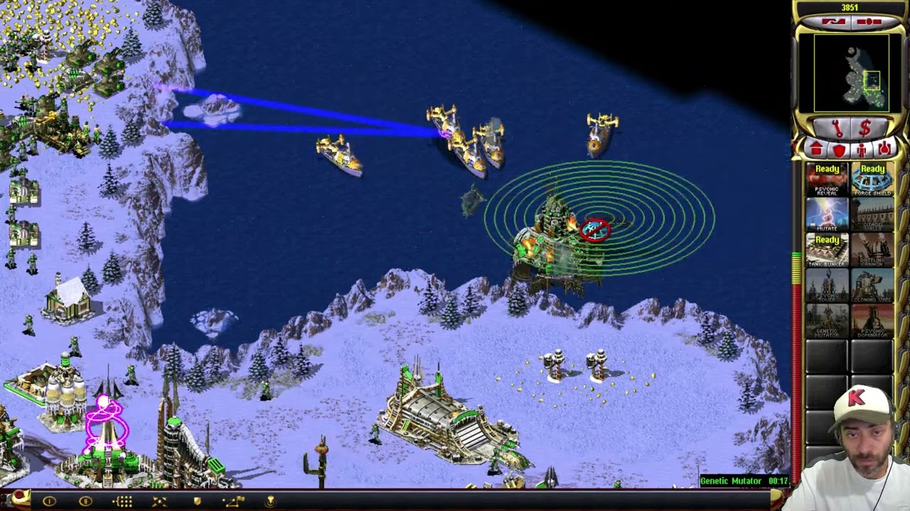 Red Alert 2 Online | 3‑Player Free For All on Breakaway | Yuri Domination Gameplay