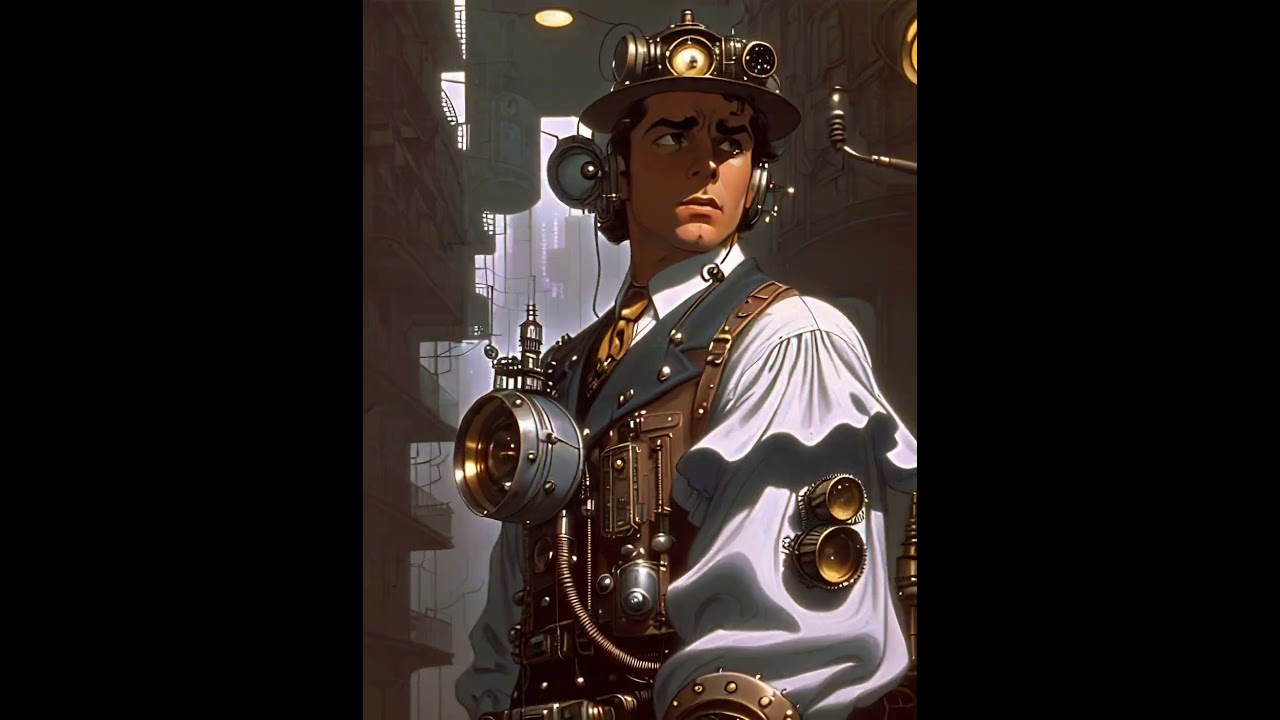 STEAMPUNK PORTRAIT BY KAIBER AI