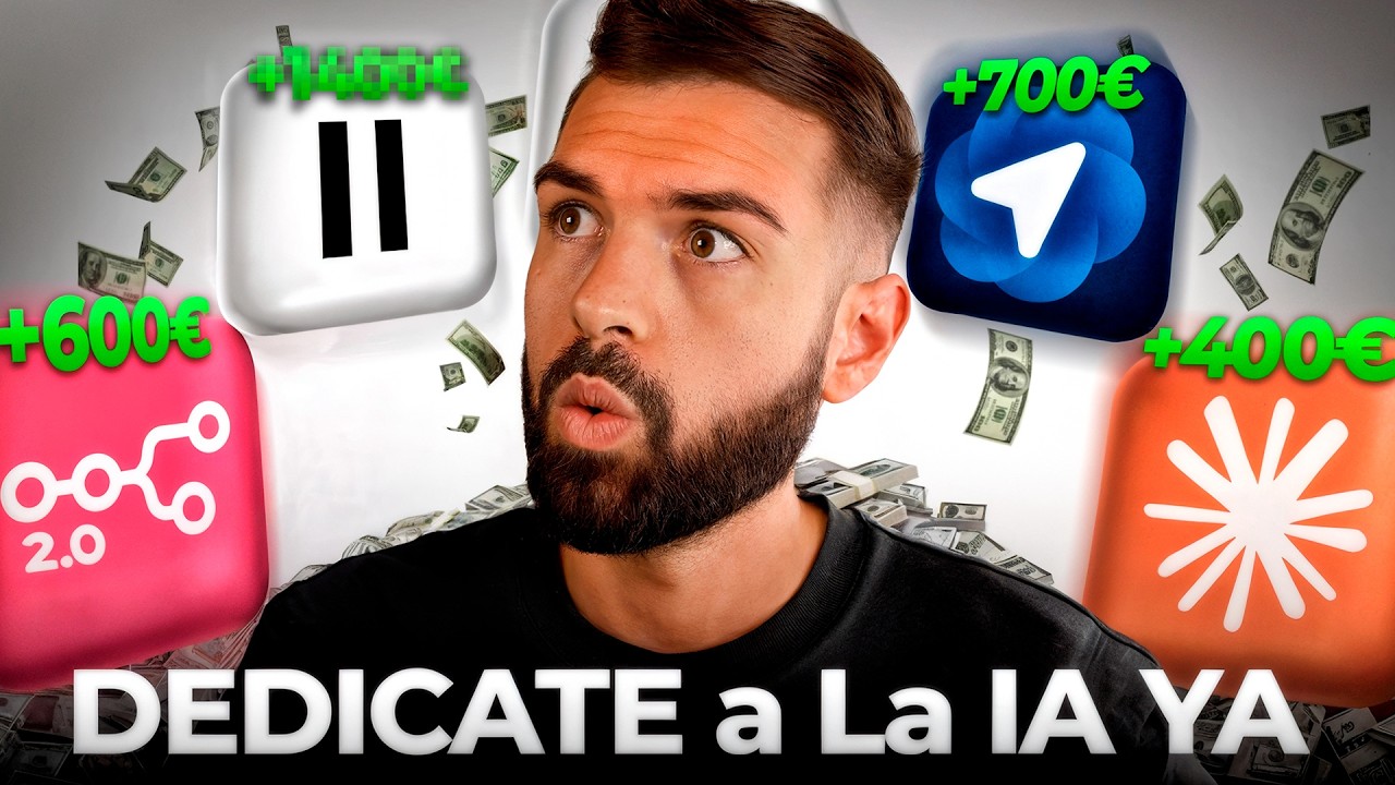 Los 5 Agentes de IA Más Fáciles Para Ganar Dinero en 2026 (120€/día)