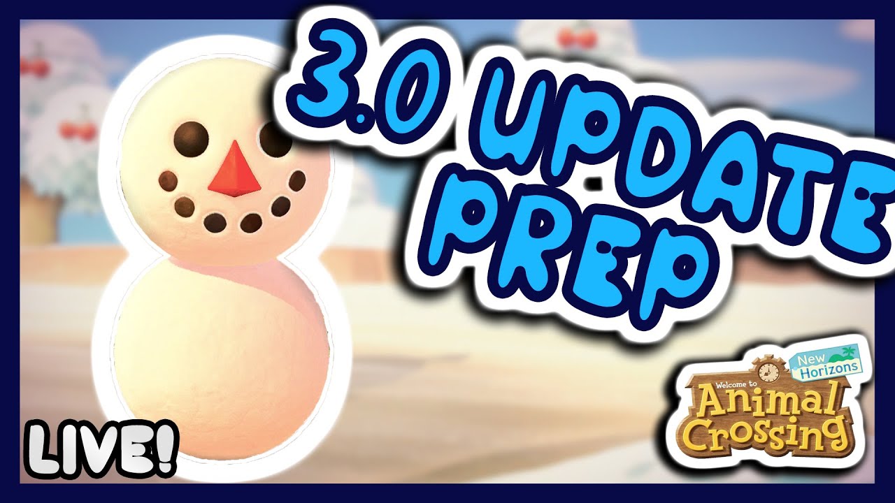 🔴 LIVE | Cozy Winter 3.0 PREP TIME✨ | Animal Crossing New Horizons ✨