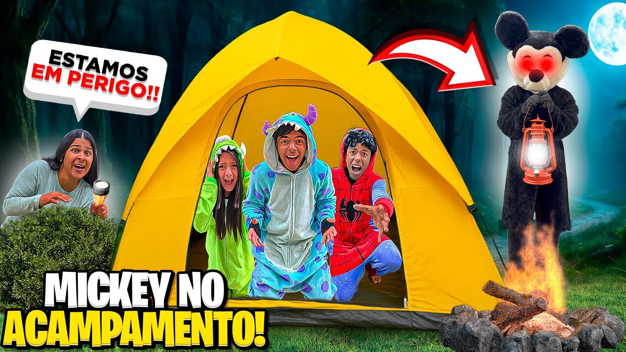 MICKEY APARECEU NO ACAMPAMENTO E O PIOR ACONTECEU! ELE ESTRAGOU TUDO!😱
