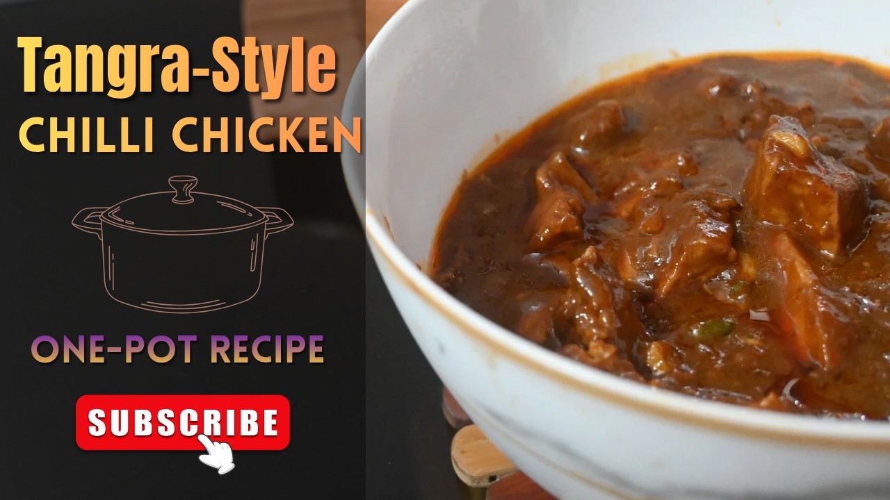 Easy One-Pot Chilli Chicken Recipe | Kolkata Tangra Style Indo-Chinese| TasteByTinku
