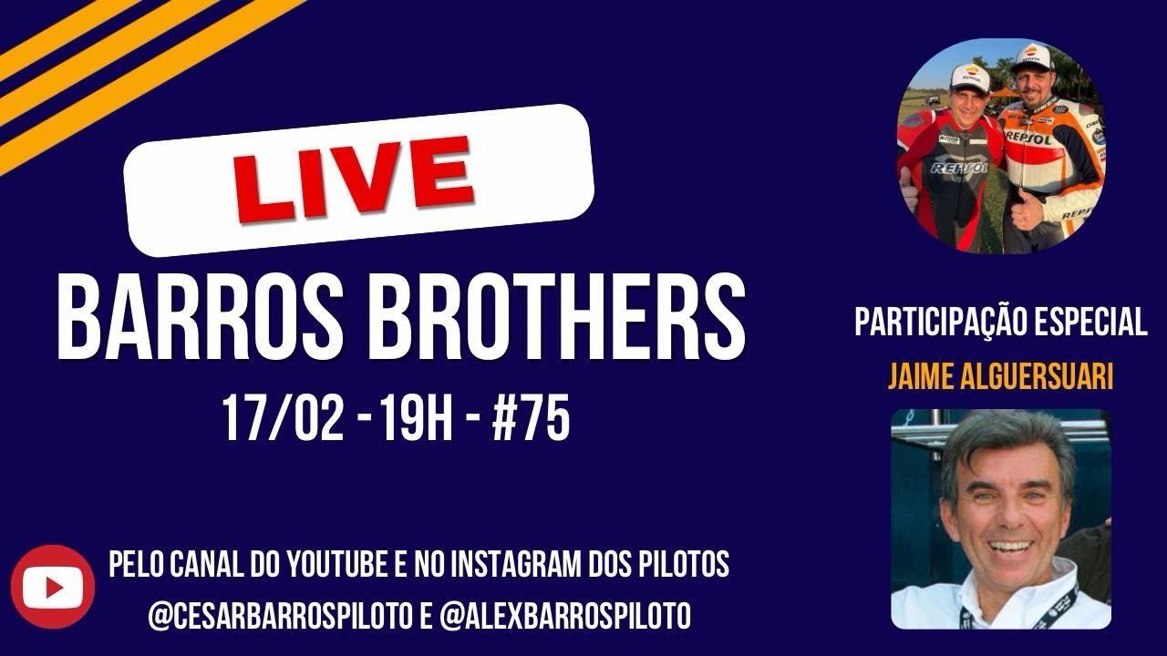 Live Barros Brothers #75 com Jaime Alguersuari