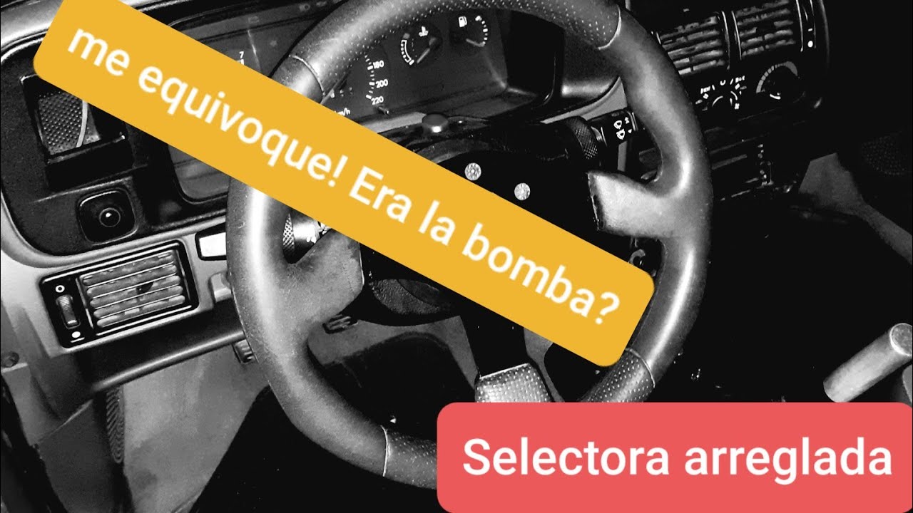 Escort 94 | Arreglo selectora, cambio de correa, bomba de agua y pata de motor