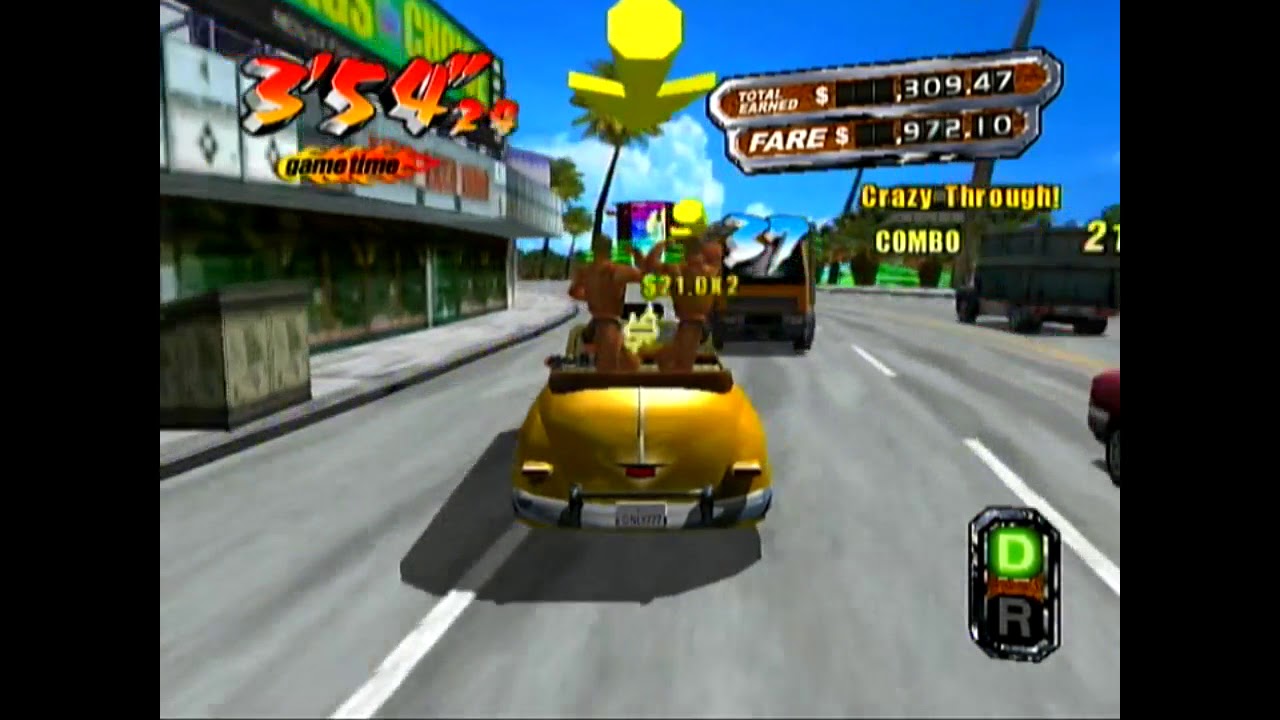 [Xbox Classic] Crazy Taxi 3 :High  Roller gameplay