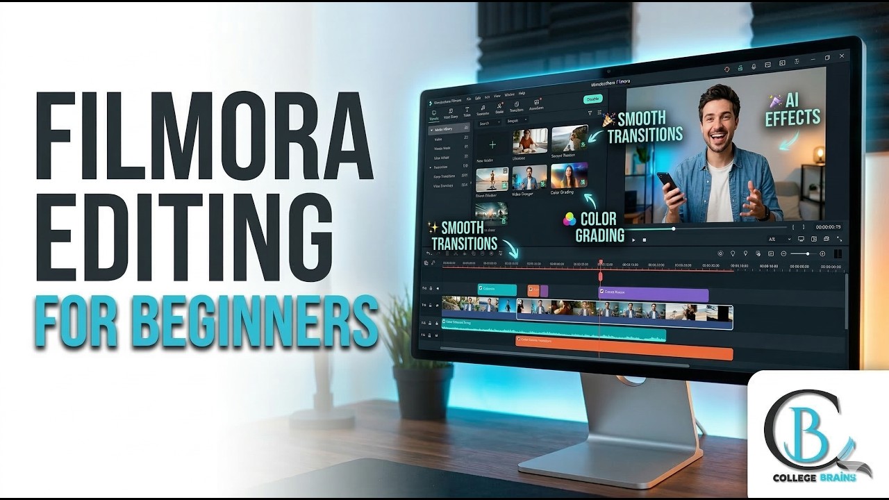 Filmora Video Editing Tutorial for Beginners 🔥 | Complete Basic Guide