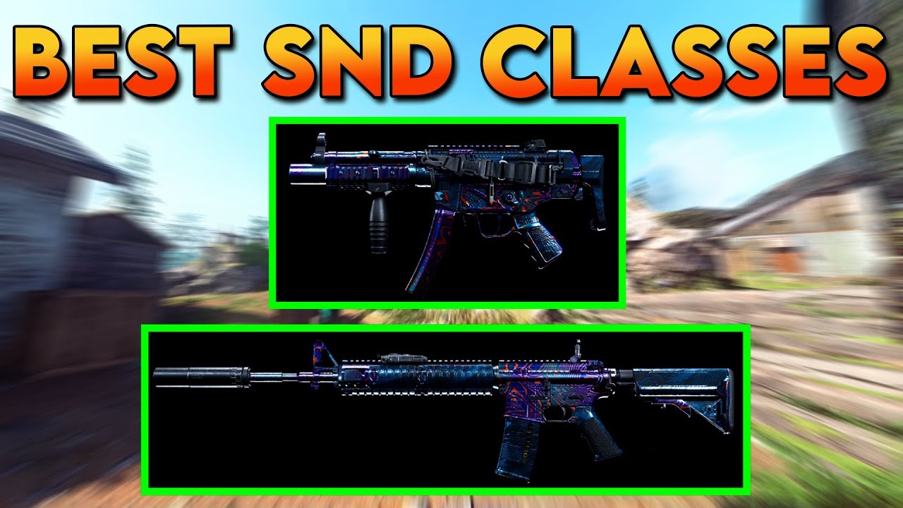 The 2 BEST Modern Warfare SnD Class (NO RECOIL AND EASY TO USE) - BEST SnD Class MW
