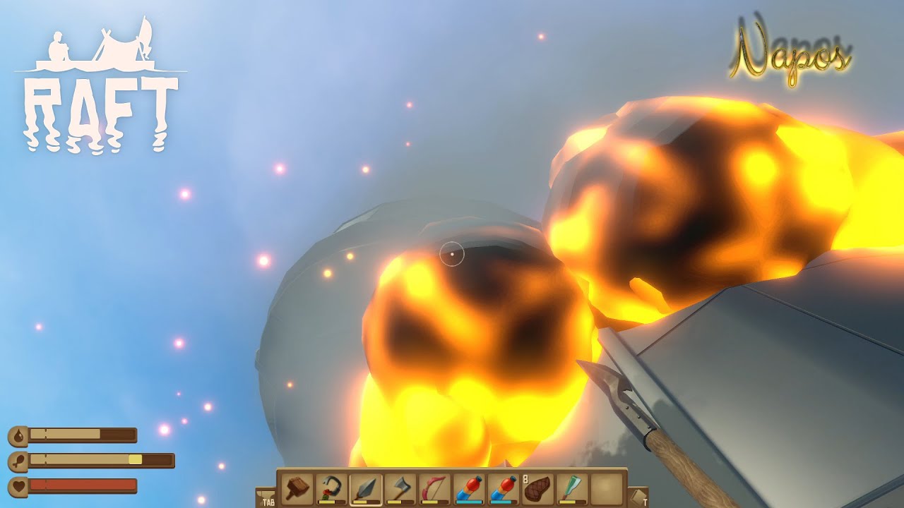 Uh did we just blow up Tangaroa?? | Raft gameplay - Episode 11