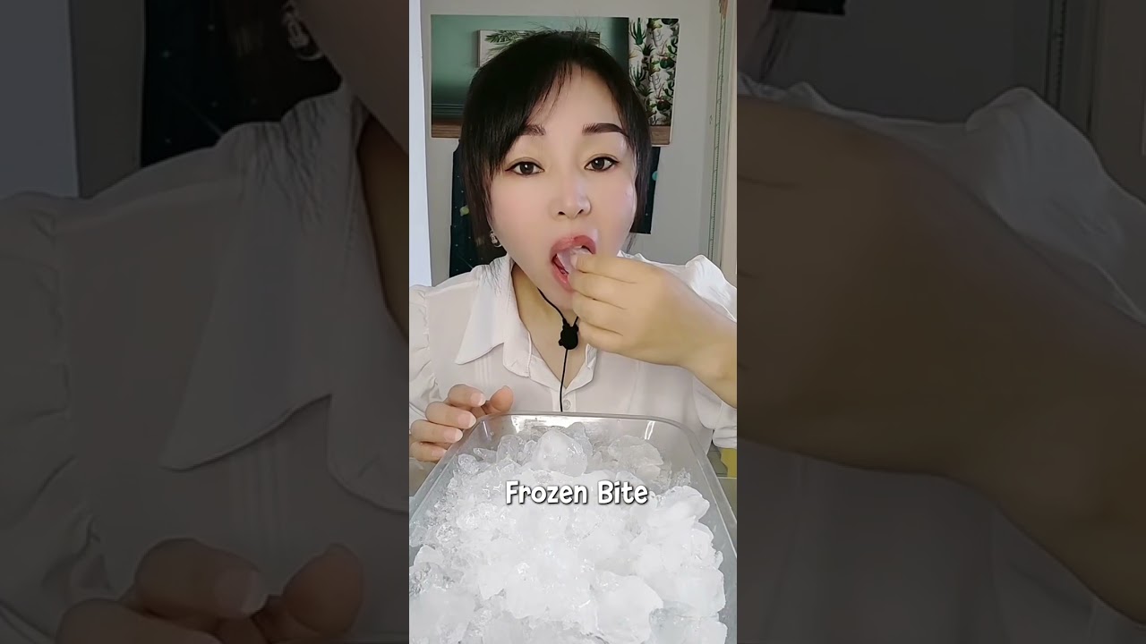 WHITE ICE / COLORFULL ICE / HARD ICE EATING ASMR 