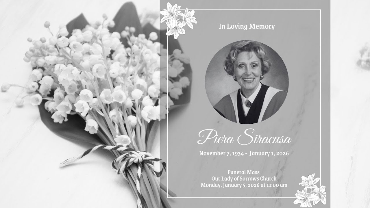 Funeral: +Piera Siracusa