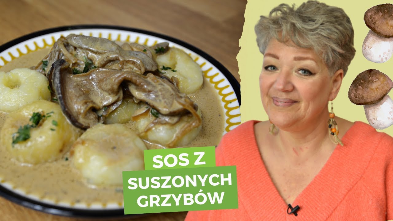 Przepyszny SOS Z SUSZONYCH GRZYBÓW łatwy przepis