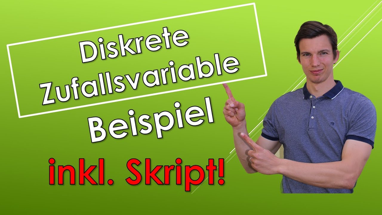 Diskrete Zufallsvariable - Beispiel (Wahrscheinlichkeitsverteilung und Verteilungsfunktion)