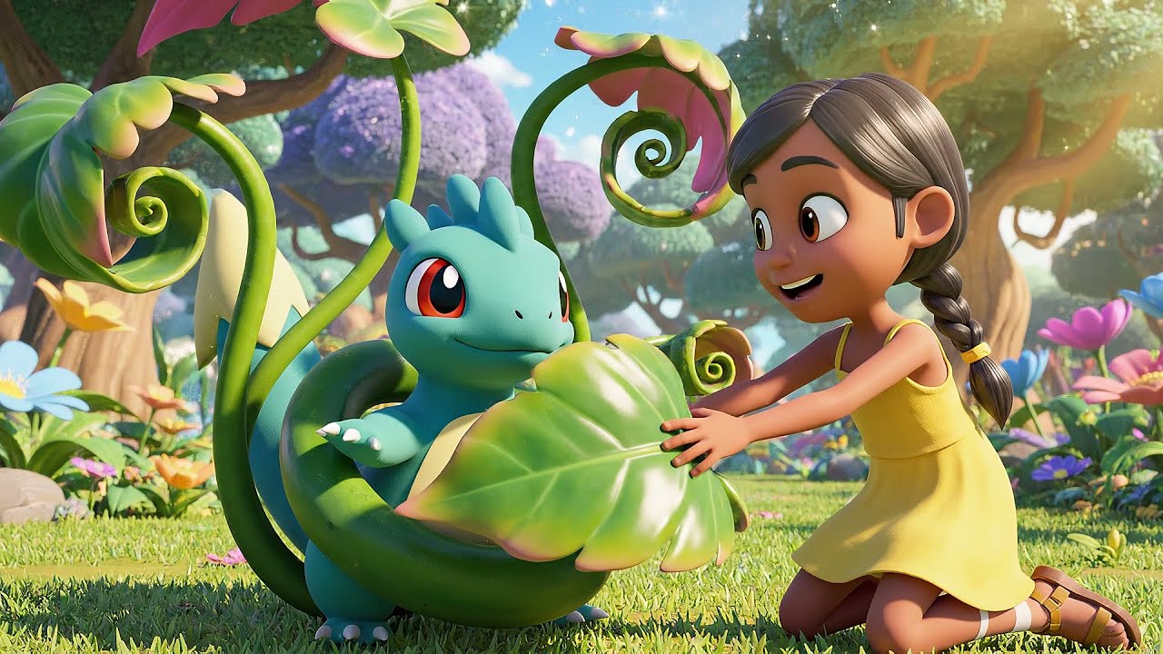 A Bulbasaur, el Bebé Pokémon, le Brotaron Plantitas | Rimas y Canciones Infantiles