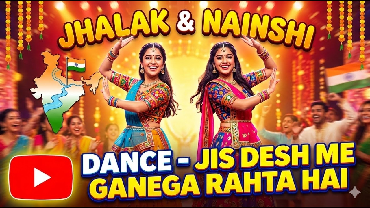 Jis Desh Mein Ganga Rehta Hai - Dance by Jhalak & Nainshi 🇮🇳✨