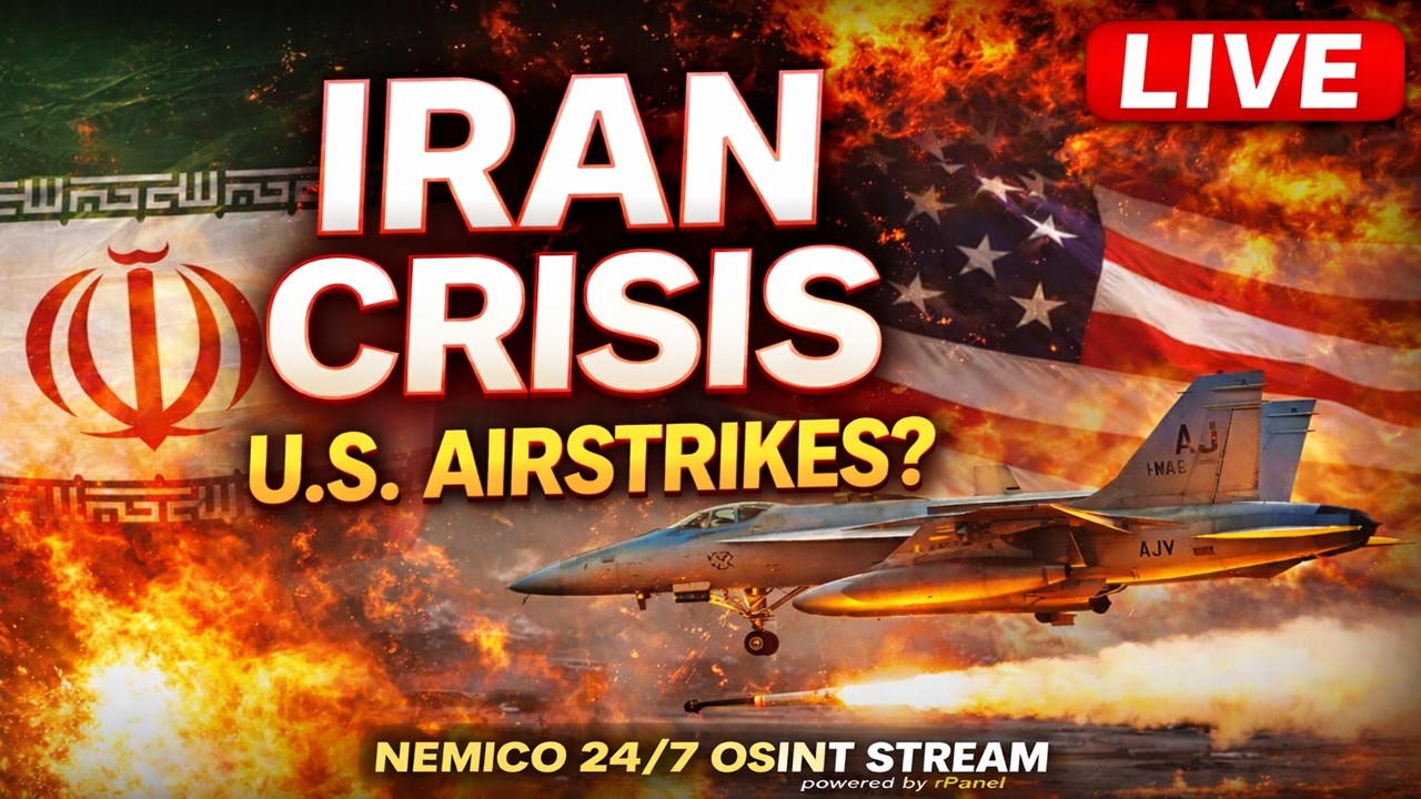 🔴 LIVE TRACKING IRAN TENSIONS | 24/7 OSINT & GLOBAL EVENTS MONITOR
