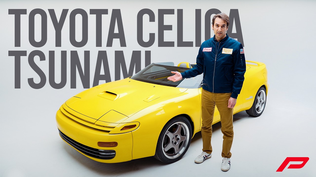 A look at the one and only Toyota Celica speedster in the world -  the 1990 Tsunami by ASC!