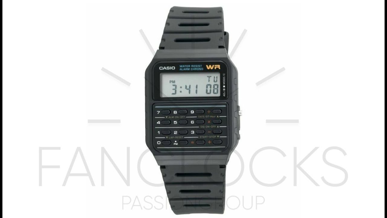 FanClocks Collection: CASIO VINTAGE CALCULATOR REF. CA-53W-1Z “RITORNO AL FUTURO”