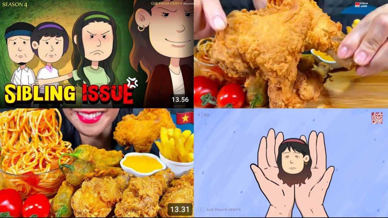 SIBLING ISSUE ||Gue Punya Cerita x Mukbang Asmr || #stellaAsmr  #guepunyacerita 