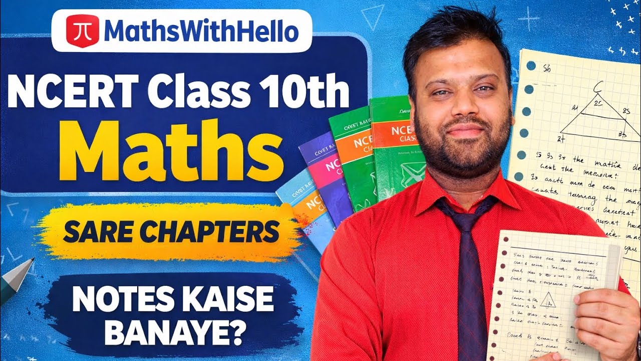 Class 10th NCERT syllabus , what is notes making in Mathematics. Maths k notes kaise banayein??