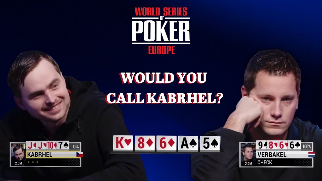 Would you call this against Kabrhel? Must see 2021 WSOPE PLO 8-max.