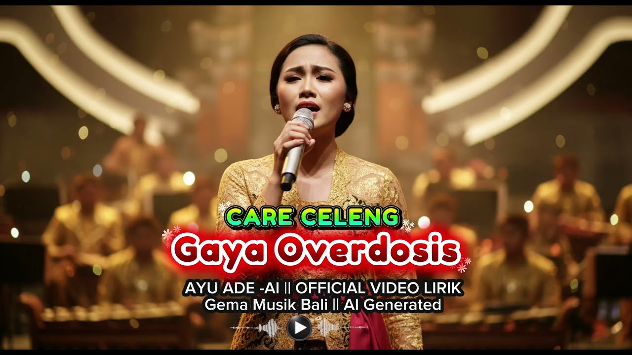 GAYA OVERDOSIS ( CARE CELENG ) - Lagu Pop Bali  || OFFICIAL LIRIK VIDEO