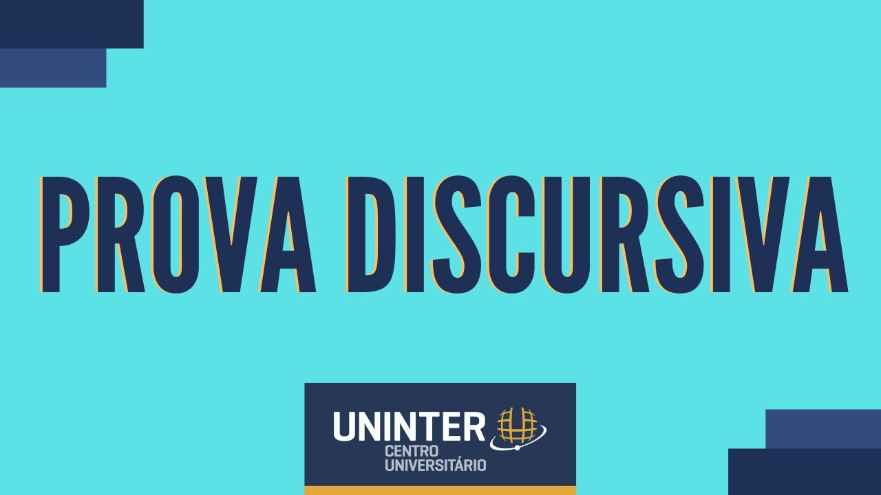 PROVA DISCURSIVA