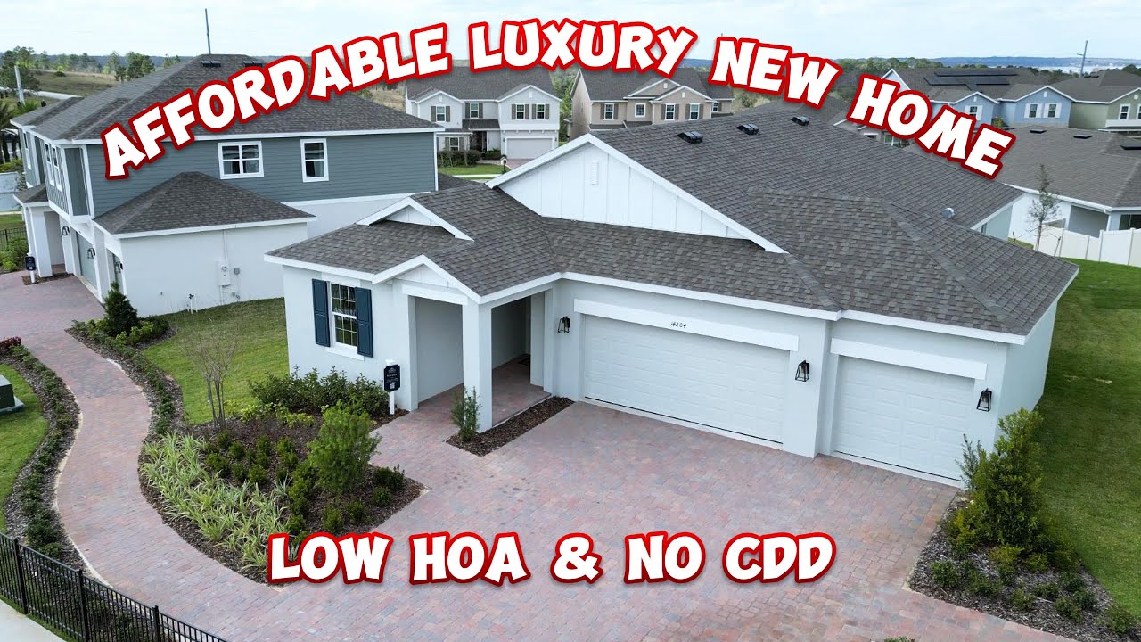 Affordable Luxury New Construction Home in Clermont, FL | 4-Bed Hayden Model with No CDD!