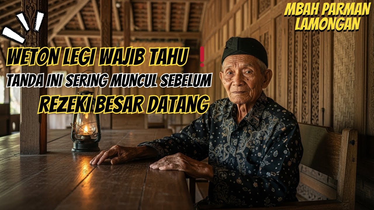WETON LEGI WAJIB TAHU⁉️Tanda Ini Sering Muncul Sebelum Rezeki Besar Datang ke Weton Legi