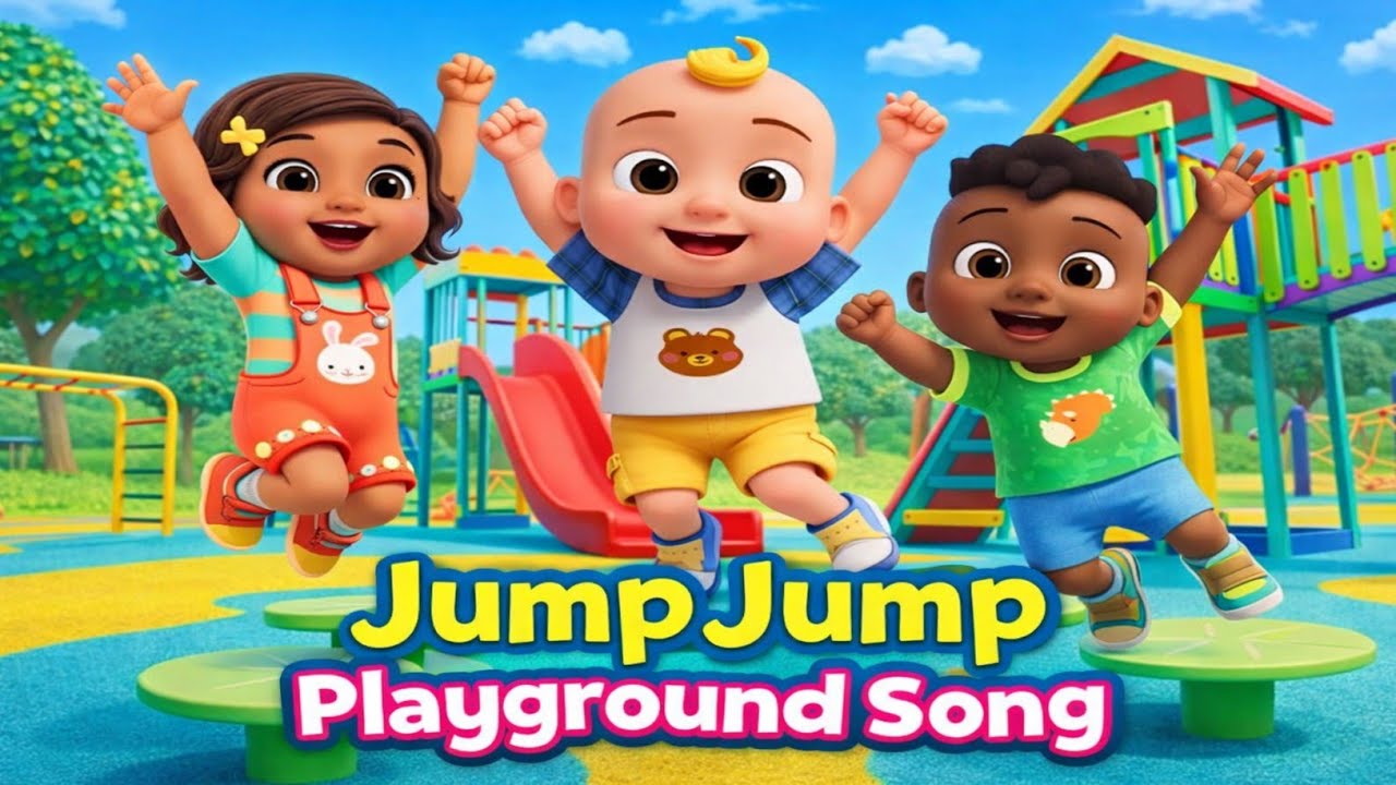 Jump Jump Playground Song 🛝 | Fun Kids Jumping Song