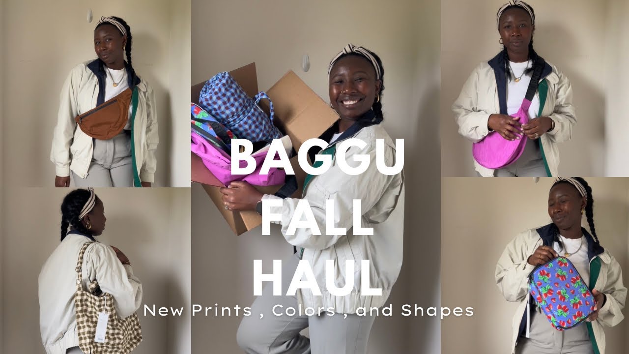 Baggu Fall Try-On Haul | new prints , color ways, and shapes ! #baggu #tryon #haul #haulvideo #hauls