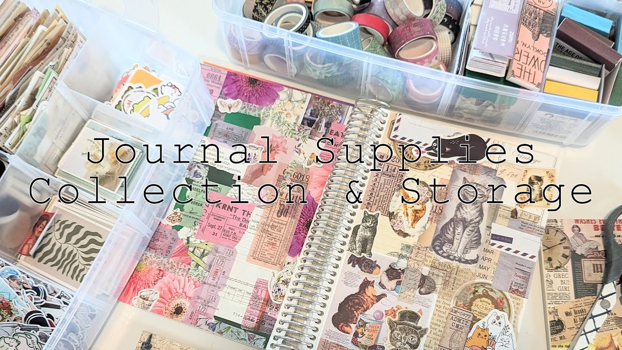 How to Organize Journaling Supplies | Collection and Storage Tour