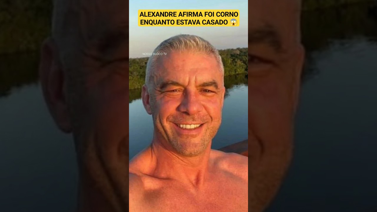 ALEXANDRE CORREA AFIRMA QUE FOI CORNO ENQUANTO ESTAVA CASADO COM ANA HICKMANN 😱 #shorts