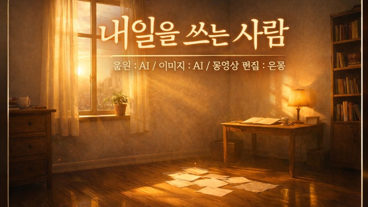 (ai 노래) 내일을 쓰는 사람 [단편 소설 숨결 사이 엔딩곡 ]